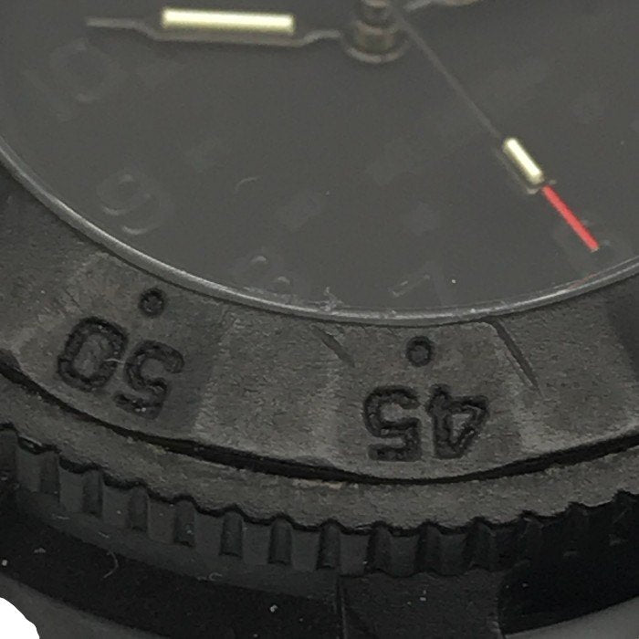 LUMINOX Original Navy Seal 3000 EVO Series 腕時計 メンズ アナログ クォーツ ラバーバンド 発光インデックス ネイビーシールズ ミリタリー ブラック 中古 T1