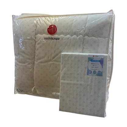 未使用品 西川 nishikawa ジュニア 掛けふとん 掛けふとんカバー セット 布団 子供 インテリア 寝具 かわいい 中古 W1