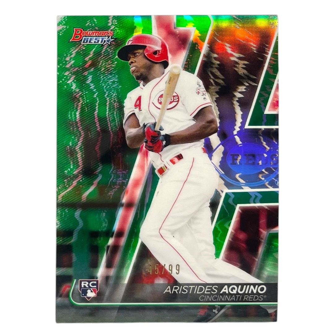 TOPPS MLBカード BOWMAN'S BEST ARISTIDES AQUINO CINCINNATI REDS /99 #32 中古 IT2
