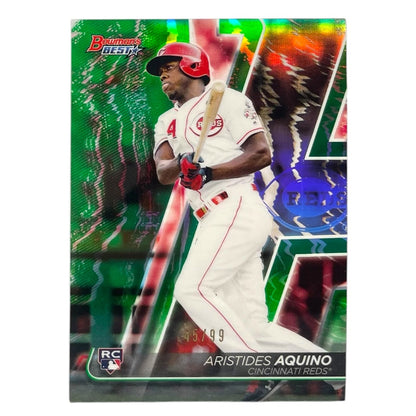 TOPPS MLBカード BOWMAN'S BEST ARISTIDES AQUINO CINCINNATI REDS /99 #32 中古 IT2