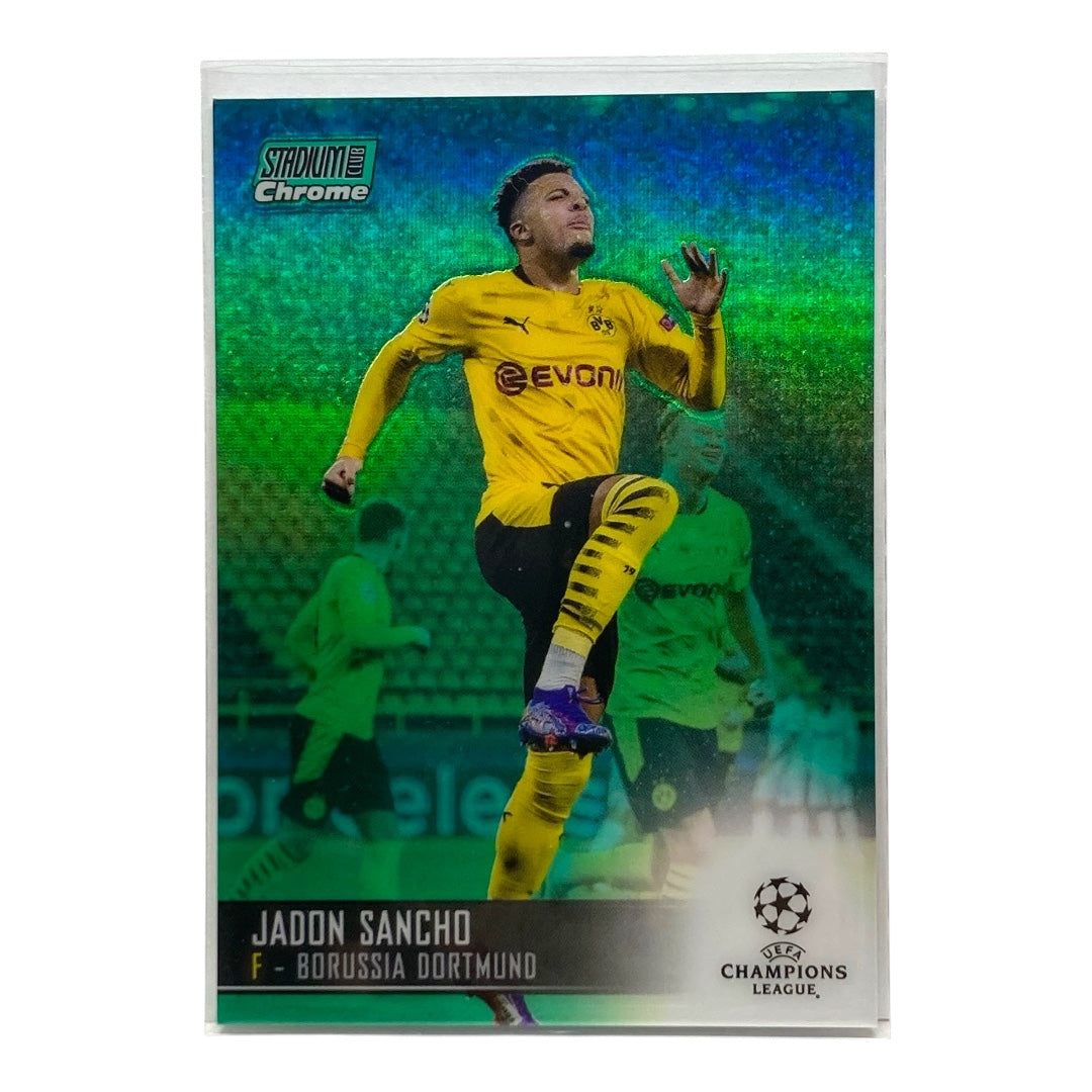 TOPPS サッカーカード STADIUM CLUB CHROME JADON SANCHO DORTMUND 97/99 #15 中古 IT2