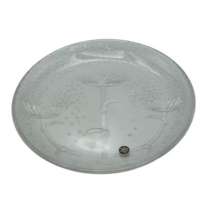 ローゼンタール スタジオライン レースフラワー ガラスプレート Rosenthal 皿 洋食器 おしゃれ 中皿 中古 W４