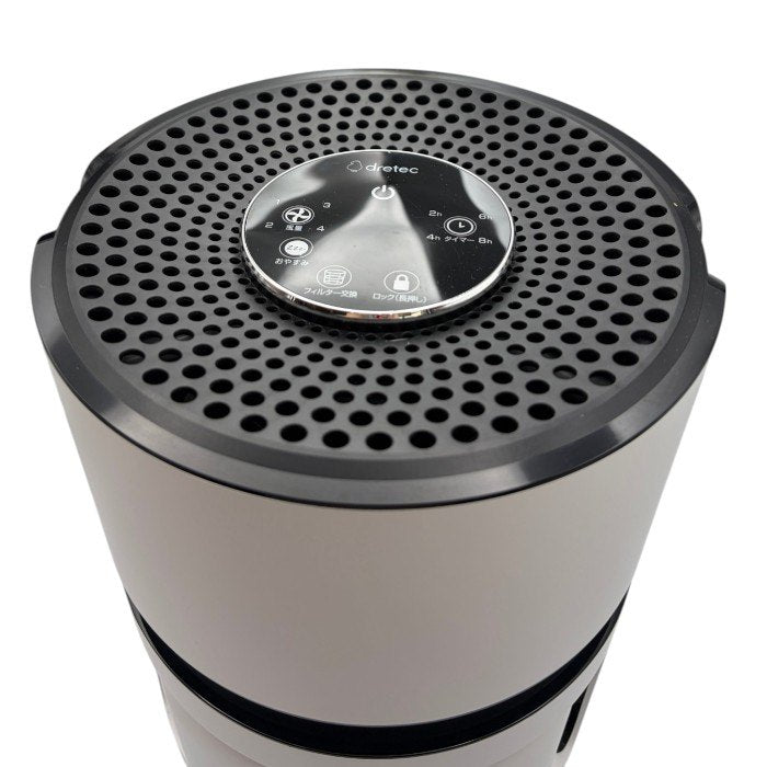 Dretec ドリテック ～11畳 空気清浄機 スマイルブリーズ AC-101 家電 ペット臭 スリム 静音モード搭載 お手入れ簡単 中古 W４