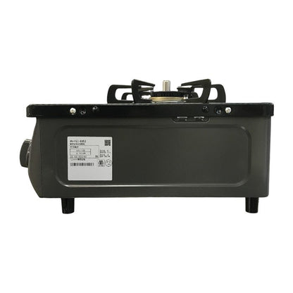 リンナイ ガステーブル ブラック プロパンガス用 水無し片面焼きグリル 据え置き LP コンロ 左強火力 KG35NBKL 中古 T1