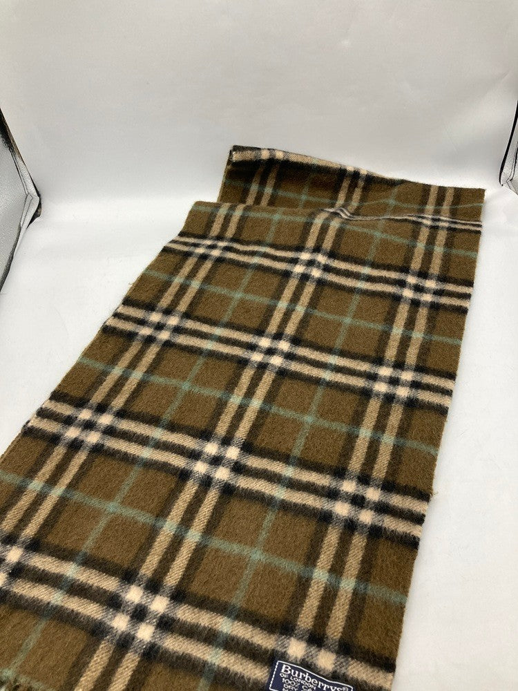 Burberrys バーバリーズ カシミヤ100％ マフラー イングランド製 中古 D4