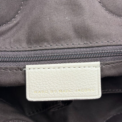 MARC BY MARC JACOBS マーク バイ マーク ジェイコブス レザー ショルダーバッグ ベージュ ハンドバッグ 2WAY 斜め掛け 肩掛け 鞄 ブランド 中古 W４