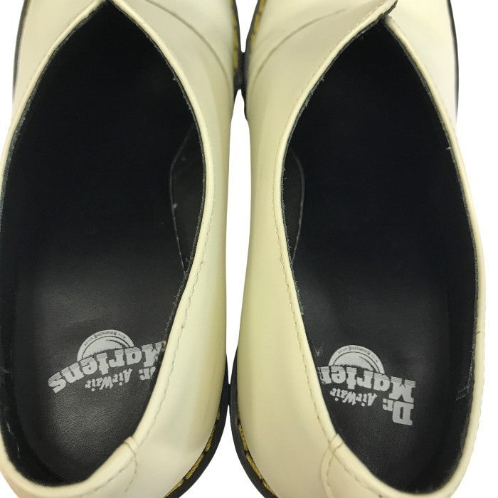 Dr.Martens ドクターマーチン CORDELIA ショートブーツ レディース レザー ヒール ブーティ ホワイト UK4 中古 T1
