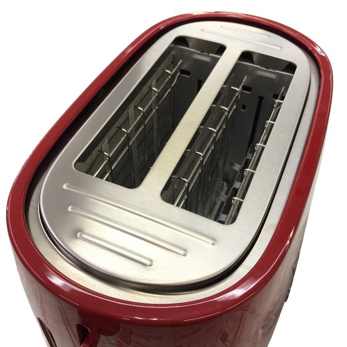De'Longhi (デロンギ) アクティブ ポップアップト-スタ- 800W CTLA2003J-R(パッションレッド) 中古 Y1