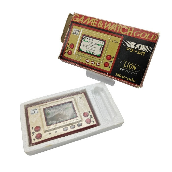 Nintendo 任天堂 GAME&WATCH GOLD ゲーム＆ウォッチ ゴールドシリーズ LION ライオン LN-08 中古 H4