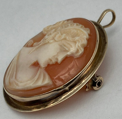 Donadio ドナディオ カメオ ブローチ/ペンダントトップ 中古 D4