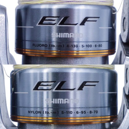 SHIMANO シマノ スピニングリール ELF 2500 SE01E 中古 a1