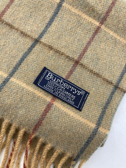 Burberrys バーバリーズ カシミヤ100％ マフラー イングランド製 中古 D4