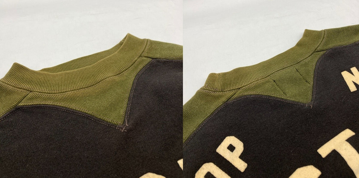 FREEWHEELERS フリーホイーラーズ COLORED TRIMMED SWEAT SHIRTS 【WRECKING CREW】 スウェット サイズ38 メンズ 中古 D4