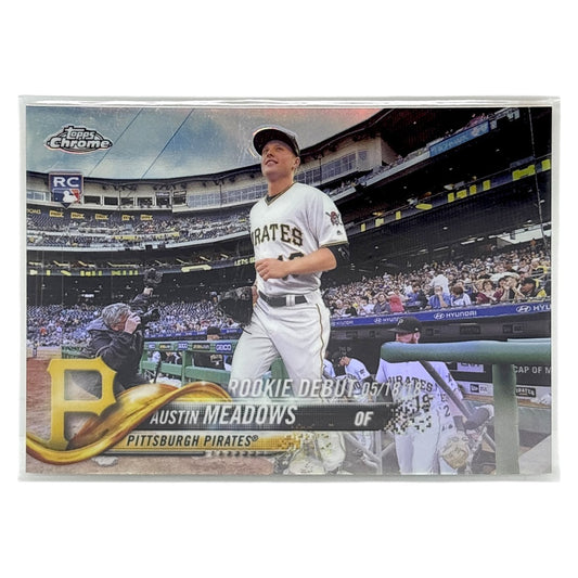 TOPPS MLBカード CHROME AUSTIN MEADOWS PITTSBURGH PIRATES /250 #HMT99 中古 IT1