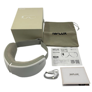 株式会社日創プラス NIPLUX EYE RELAX ホワイト コードレス ホット アイマスク NP-ER20W 家電 Bluetooth リラックス 中古 W1