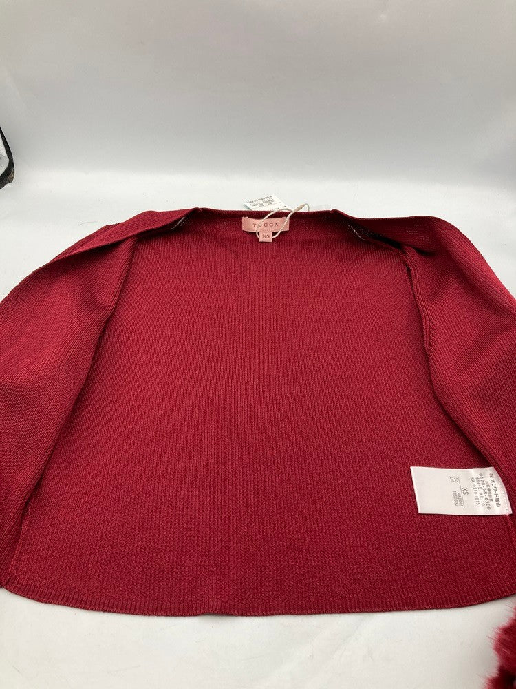 TOCCA トッカ エコファー付き ボレロ カーディガン 488445 サイズXS 中古 D4