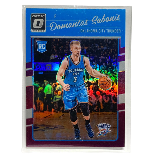 PANINI NBAカード DONRUSS OPTIC PRIZM DOMANTAS SABONIS THUNDER #161 中古 IT2