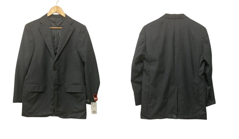 J.PRESS ジェイプレス PRESSCLUSIVE 3釦 ピンストライプ 背抜き セットアップ サイズYA6 メンズ 中古 D4