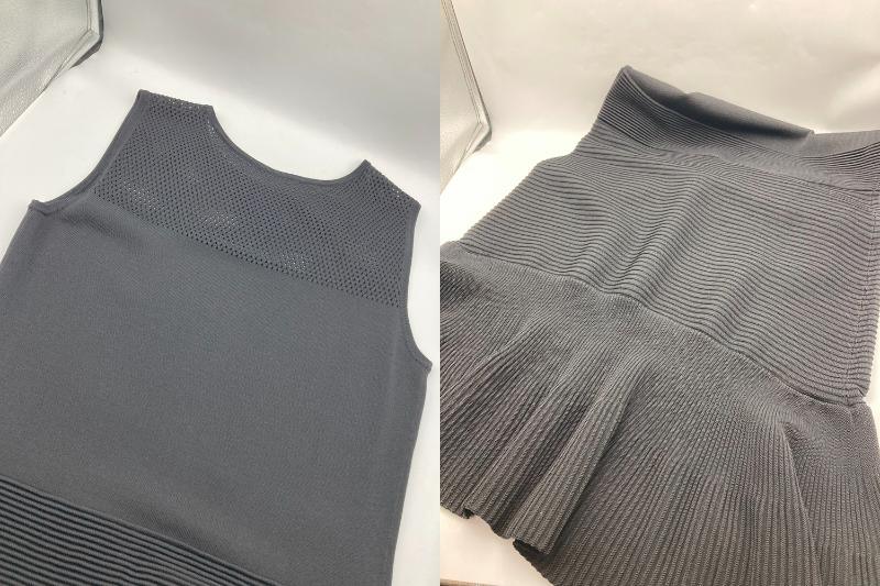 DAMA collection ダーマコレクション ノースリーブ ワンピース サイズLL ブラック 13630-00078 中古 D4