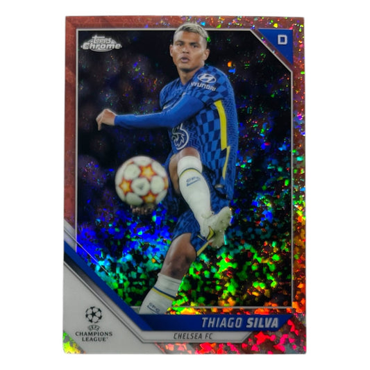 TOPPS サッカーカード CHROME THIAGO SILVA CHELSEA /125 #5 中古 IT2