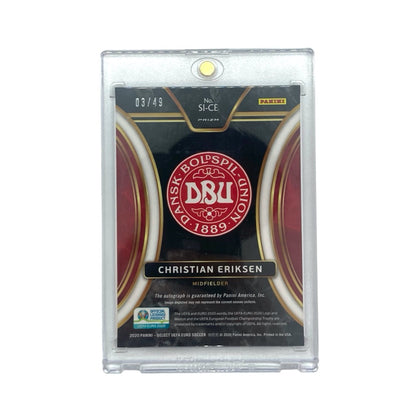 PANINI サッカーカード SELECT UEFA EURO PRIZM CHRISTIAN ERIKSEN DENMARK 03/49 #SI-CE 中古 IT1