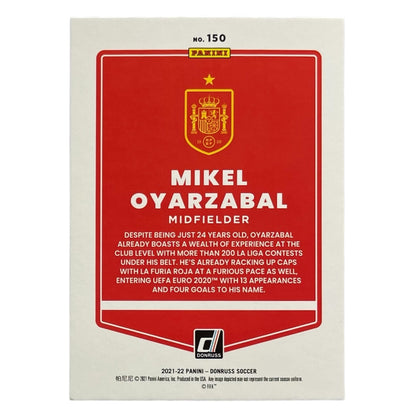 PANINI サッカーカード DONRUSS MIKEL OYARZABAL SPAIN /49 #150 中古 IT2