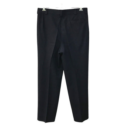 GIANNI VERSACE ヴェルサーチ ジャケット/パンツ スーツ上下セット メンズ 春秋 ダブルブレスト 4釦 4つボタン 無地 ツータック ブラック 52サイズ 中古 T1