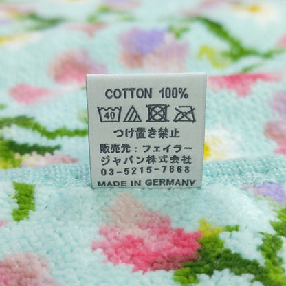 【未使用品】 FEILER フェイラー スウィートスイートピー グリーン ゲストタオル 中古 H４