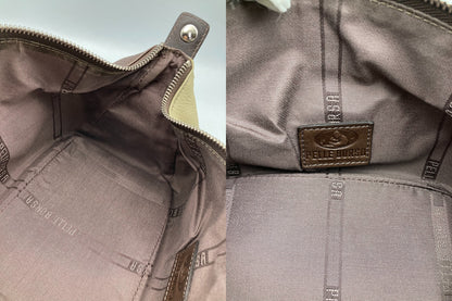 PELLE BORSA ペレボルサ レザー ハンドルバッグ 中古 D4