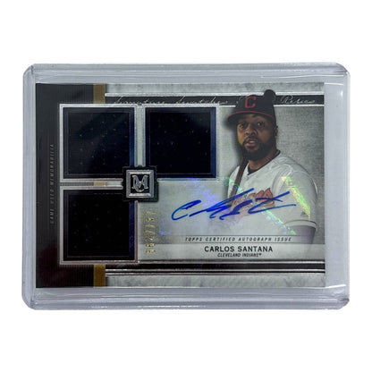 TOPPS MLBカード MUSEUM COLLECTION CARLOS SANTANA CLEVELAND INDIANS 147/299 #SSTA-CSA 中古 IT1
