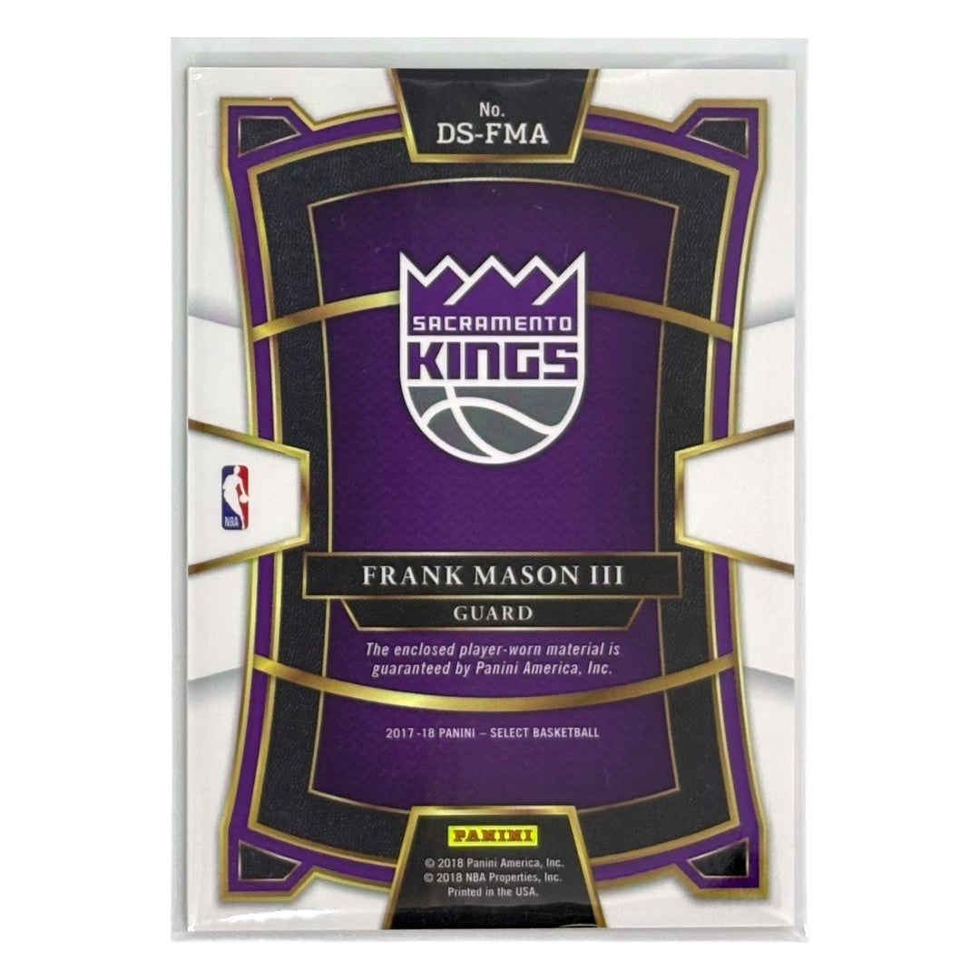 PANINI NBAカード SELECT FRANK MASON III SACRAMENTO KINGS #DS-FMA 中古 IT1