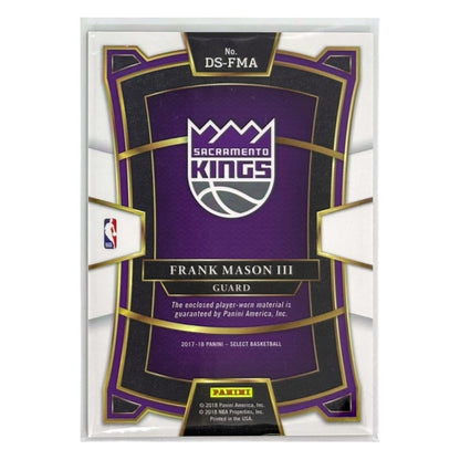 PANINI NBAカード SELECT FRANK MASON III SACRAMENTO KINGS #DS-FMA 中古 IT1
