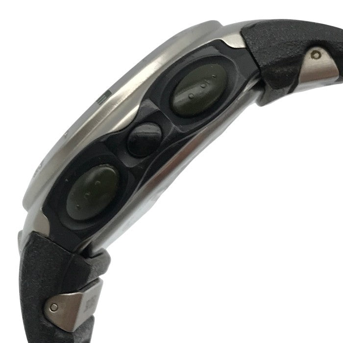 CASIO PROTREK 腕時計 メンズ デジタル タフソーラー オートライト トレッキング シルバー/ブラック PRS-200-1JF 中古 T1