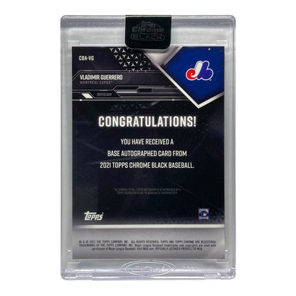 TOPPS MLBカード CHROME BLACK VLADIMIR GUERRERO EXPOS 44/99 #CBA-VG 中古 IT2