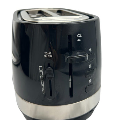 未使用品 De'Longhi デロンギ アクティブ ポップアップトースター CTLA2003J-BK パン 食パン トースト 縦型 中古 W４