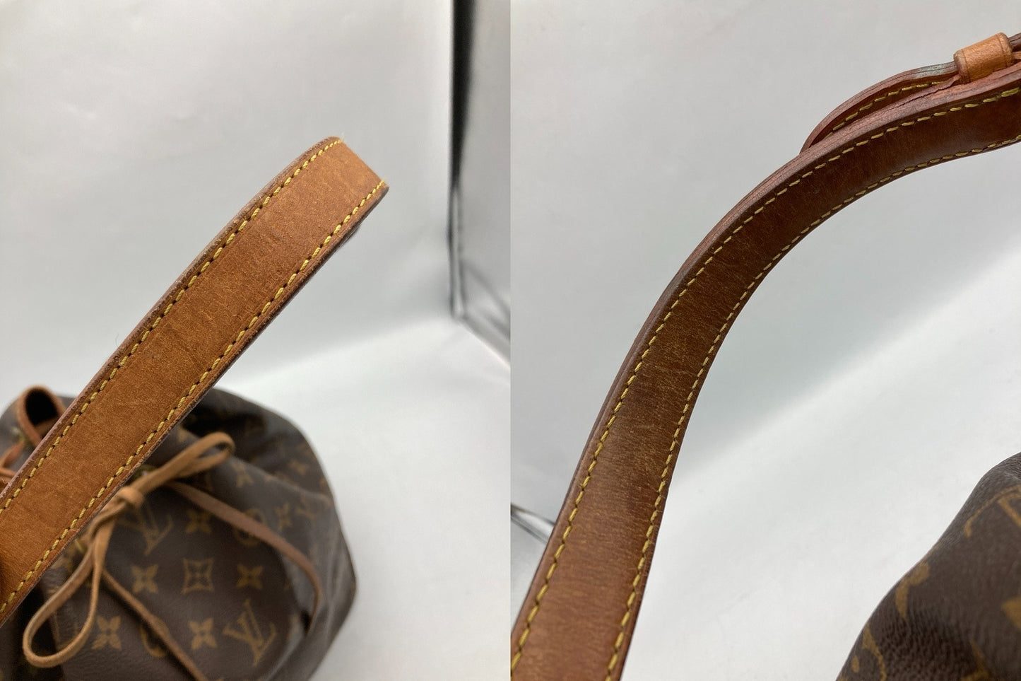 LOUIS VUITTON ルイヴィトン モノグラム プチ・ノエ  巾着 ショルダーバッグ M42226 中古 D4