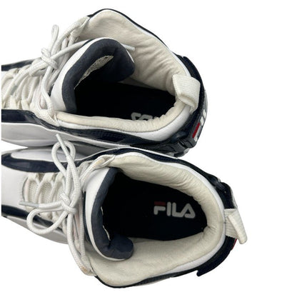 FILA GL GRANT HILL 2 フィラ ジーエル グラント・ヒル スニーカー 27.5cm 靴 シューズ メンズ ホワイト ネイビー 中古 W４