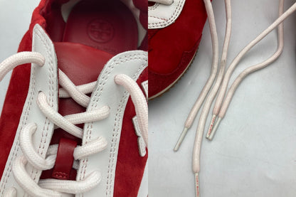 TORY BURCH トリーバーチ スウェード レザー スニーカー 76916 サイズUS7.5 レディース 中古 D4