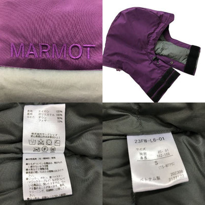 MARMOT CAPITAL マーモットキャピタル ライトマンモスジャケット ダウンジャケット ユニセックス アウトドア フード パープル Sサイズ 23FW-L6-01 中古 TK1