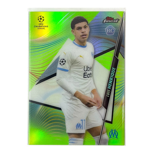 TOPPS サッカーカード FINEST LUIS HENRIQUE OLYMPIQUE DE MARSEILLE /99 #3 中古 IT1