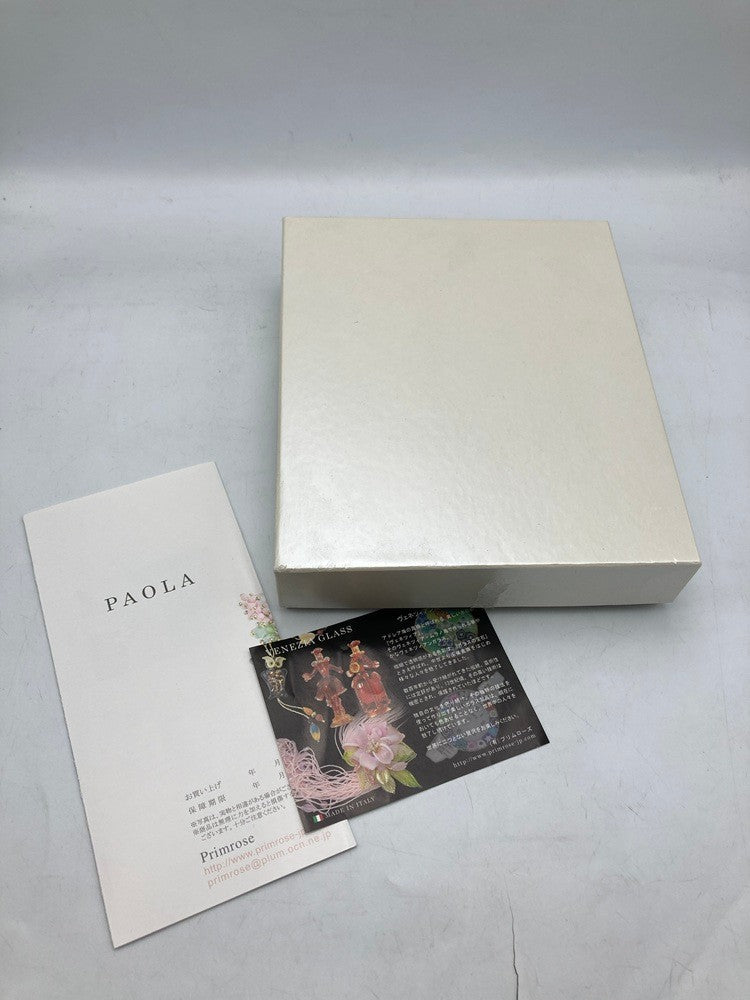 PAOLA パオラ ヴェネチアンガラス ネックレス 中古 D4