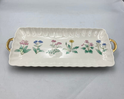 香蘭社 花しらべ トレー サンドイッチトレー 中古 D4