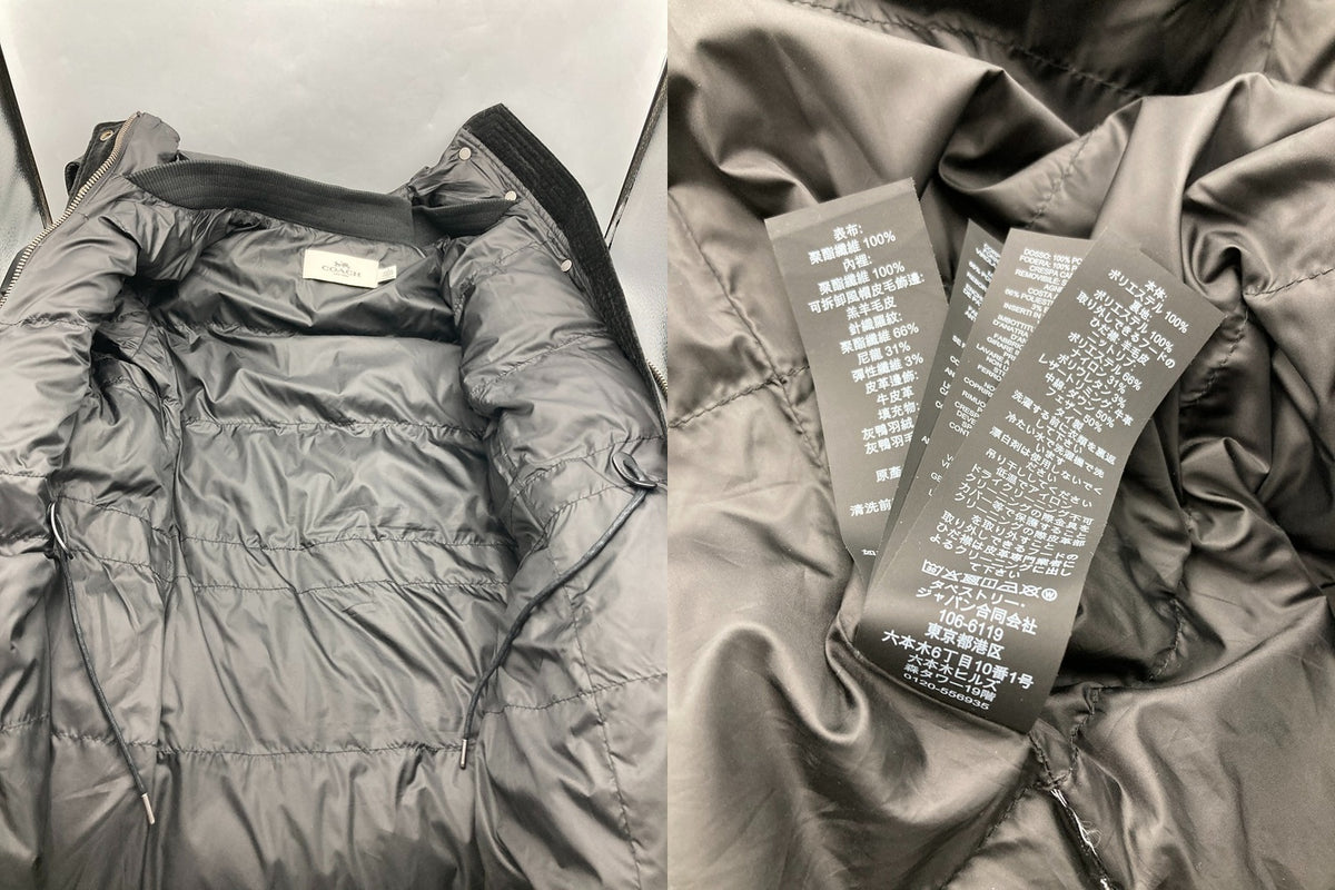 COACH コーチ ダウンコート F34152 サイズS レディース 中古 D4