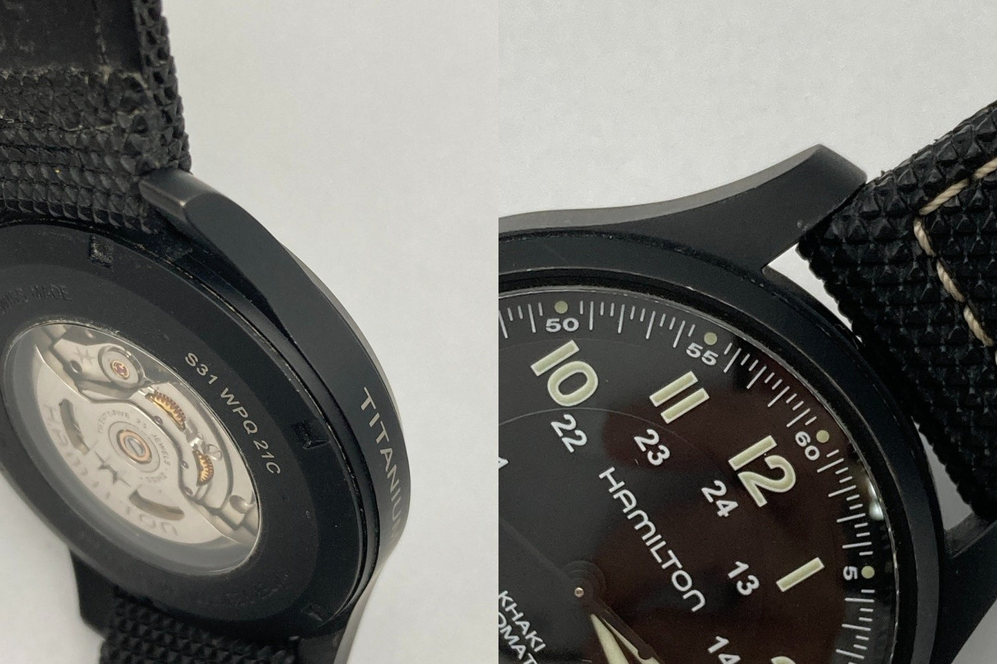 HAMILTON ハミルトン カーキ フィールド チタニウム オート H70575733 中古 D4
