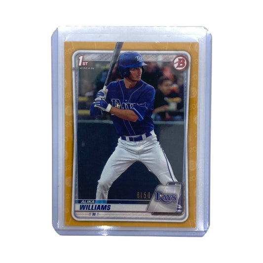 TOPPS MLBカード BOWMAN ALIKA WILLIAMS RAYS 6/50 #BD-136 中古 IT2