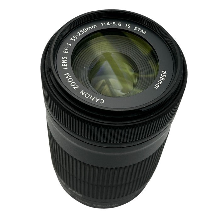 ジャンク品 Canon キヤノン EF-S55-250mm F4-5.6 Is STM ズームレンズ カメラ レンズ 中古 W４