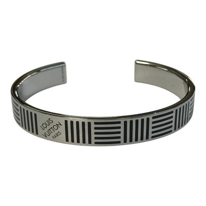 LOUIS VUITTON ルイヴィトン ジョンク・ダミエカラーズ ブレスレット レディース 金属製 バングル シルバー M62492 中古 T1