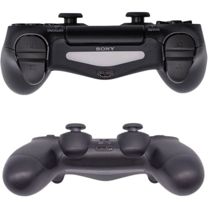 SIE ワイヤレスコントローラー DUALSHOCK 4 ジェット・ブラック CUH-ZCT2J 中古 a1