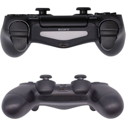 SIE ワイヤレスコントローラー DUALSHOCK 4 ジェット・ブラック CUH-ZCT2J 中古 a1