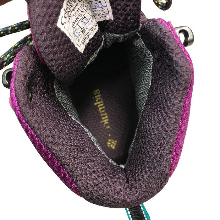 Columbia コロンビア トレッキングシューズ パープル YL5063-519 22.5㎝ 中古 Y1